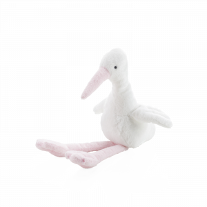Cicognina di peluche